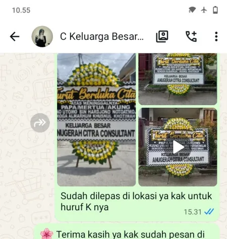 Pengiriman Papan Bunga Duka Mampang Prapatan